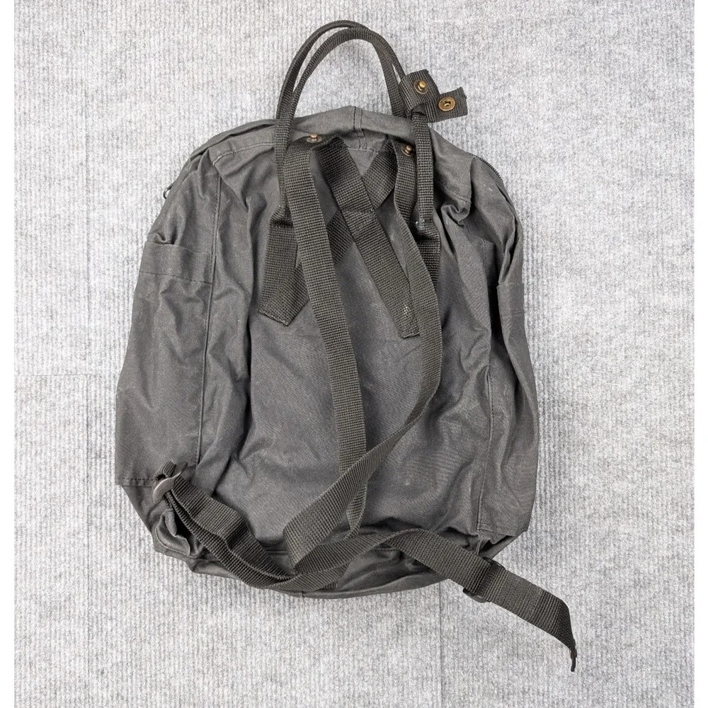 Fjallraven Kanken Backpack Black Outdoors Hiking Lightweight Utility School Bag